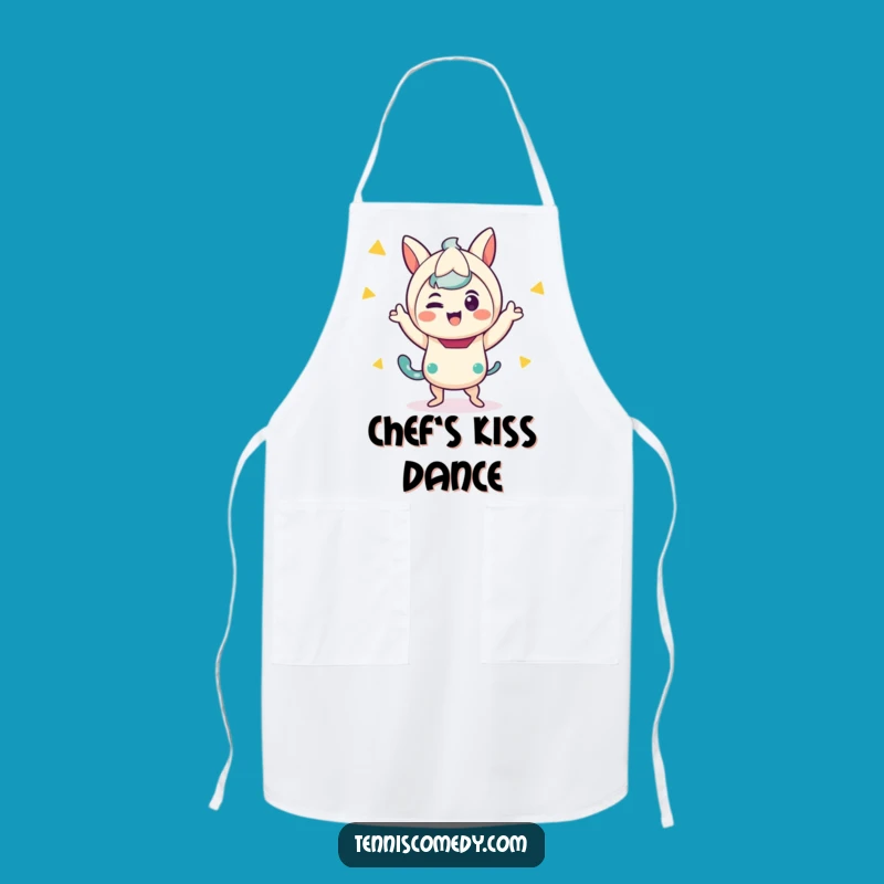 Funny Kawaii Victory Dance Apron - Cook with Confidence & Humor!