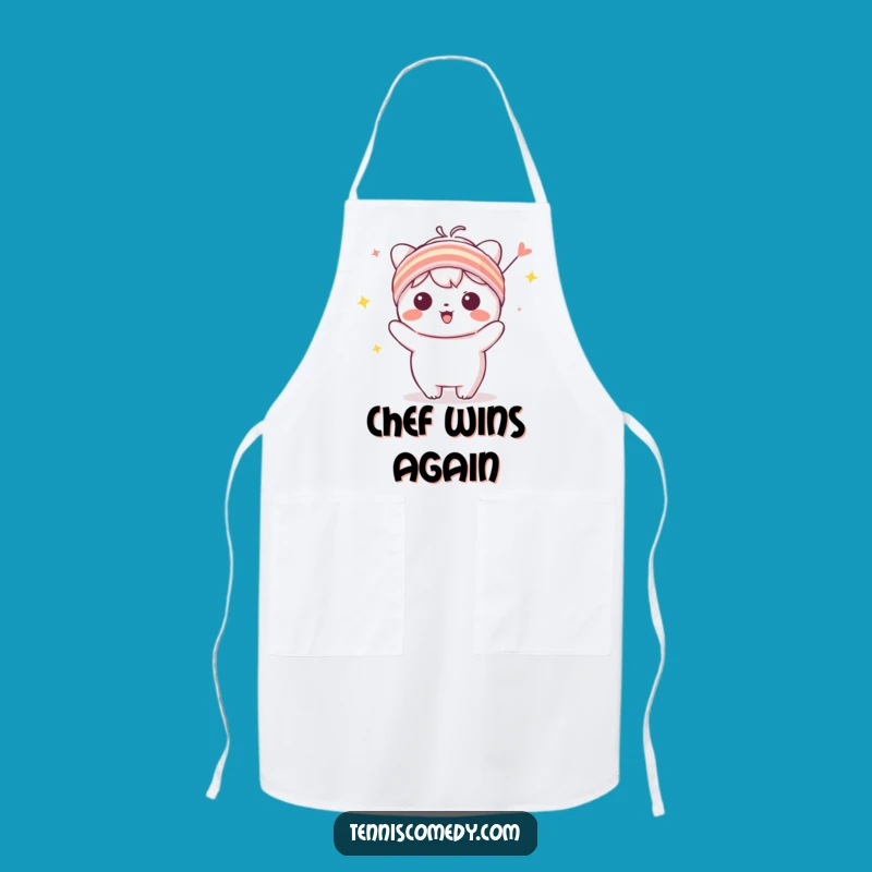 Funny Kitchen Sweatband Apron - Chef Character Celebration Gift