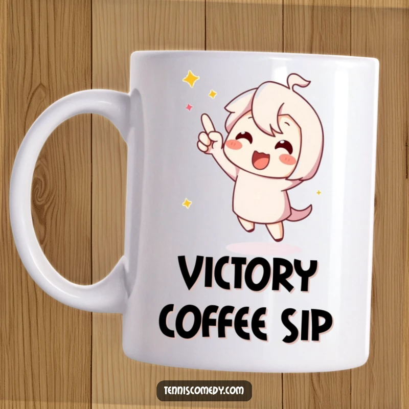 Funny cute character celebrating a point with an enthusiastic happy dance, radiating pure joy and victory.