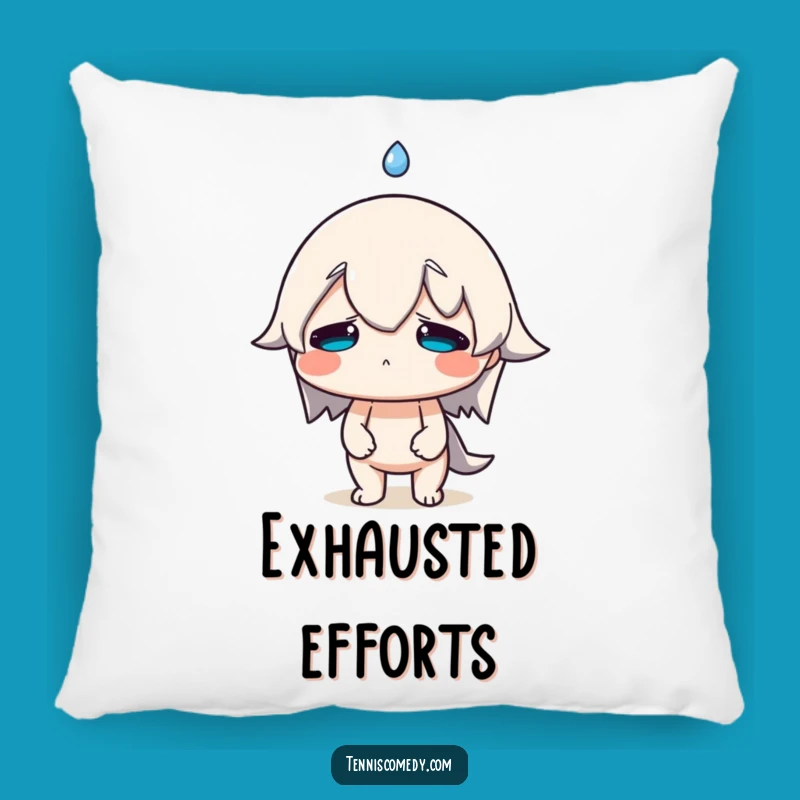 Funny Sweat Drop Pillow: Cozy Stress Relief for Your Home, Soft & Humorous Funny Gift