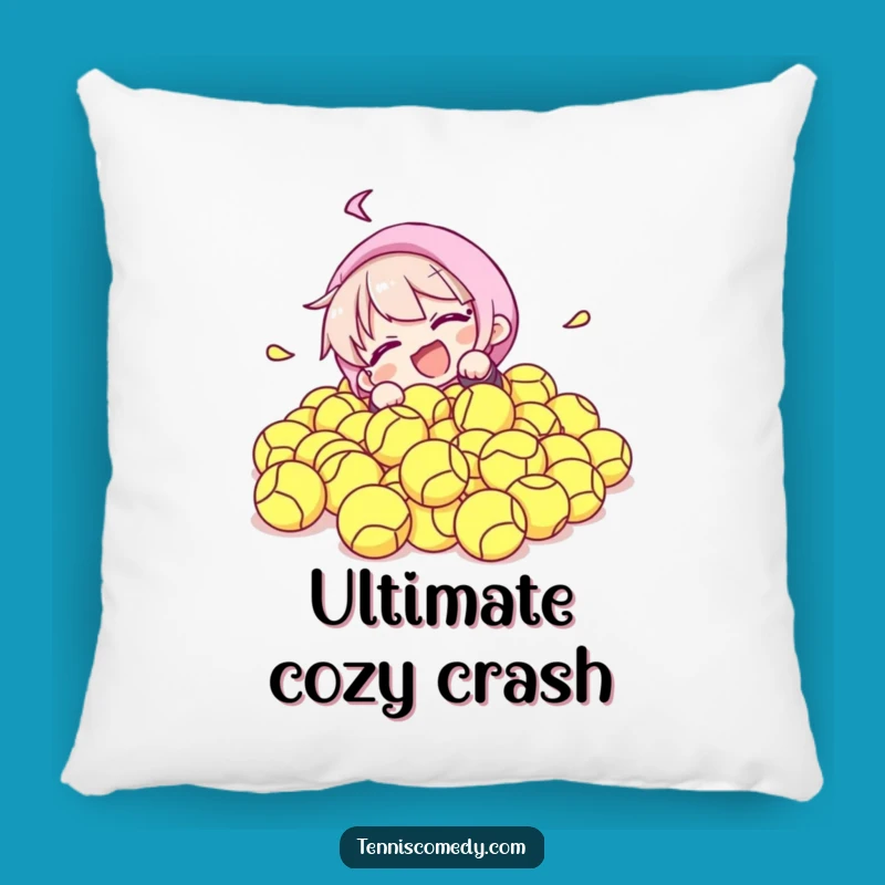 Funny Tennis Ball Pile Pillow - Comfy Chuckles, Perfect Funny Gift