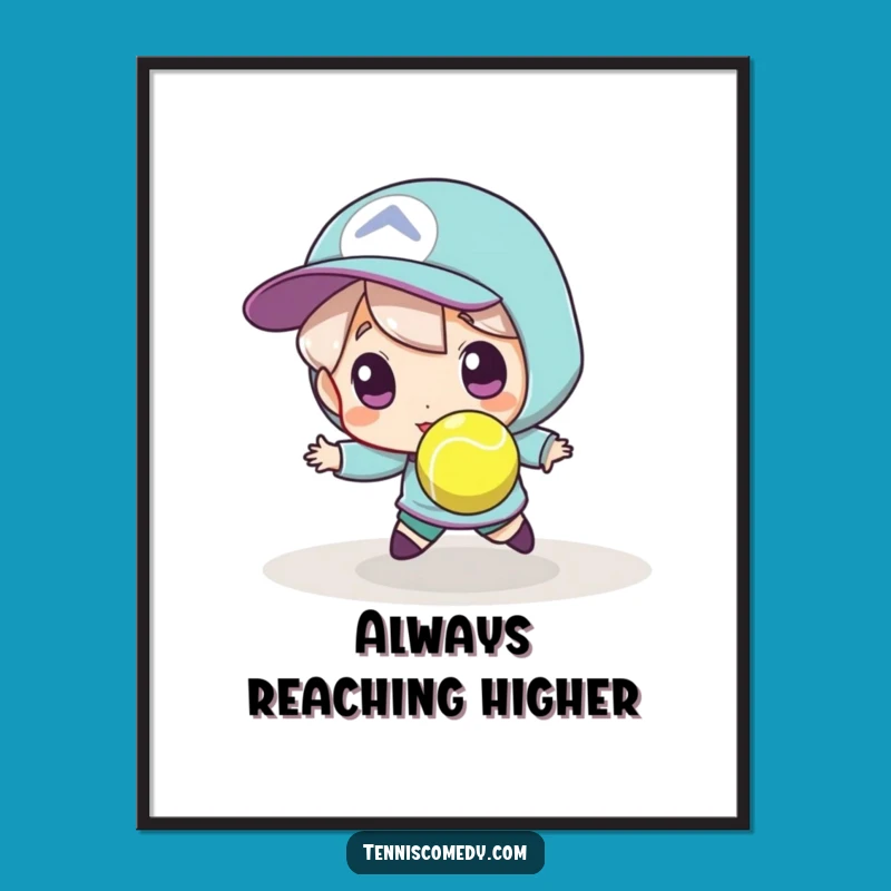 Funny Tennis Action Digital Art: Instant Courtroom Humor, Downloadable Print