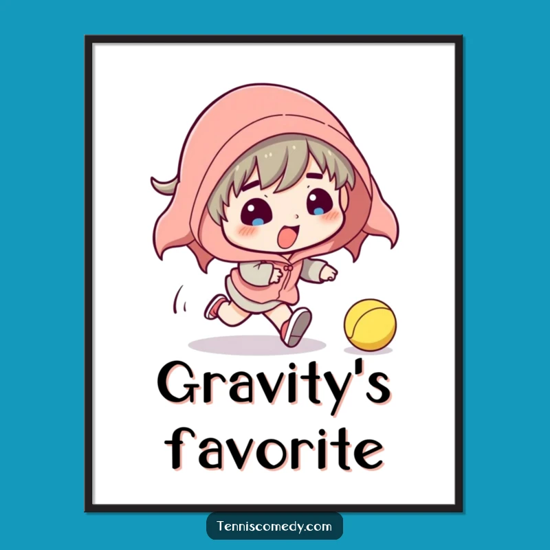 Funny Tennis Trip Digital Art - Hilarious Sports Scene Instant Download, Gift