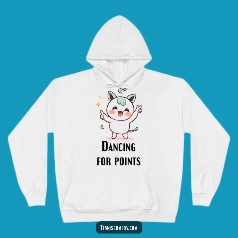 Cozy Funny Celebration Hoodie: Kawaii Dance Comfort - Humorous Gift!