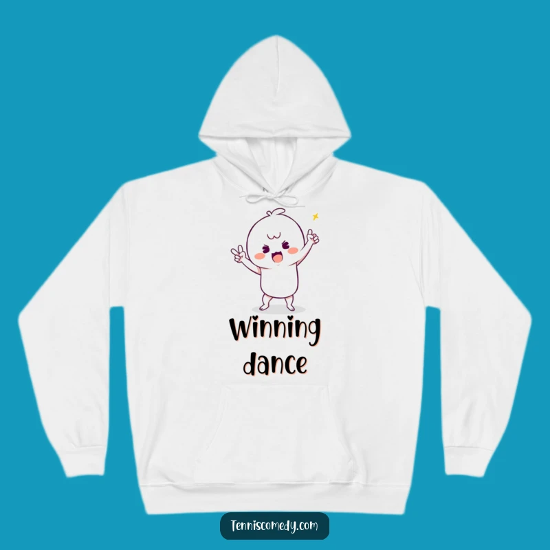 Funny Kawaii Tennis Hoodie: Silly Dance Comfort, Perfect Funny Gift