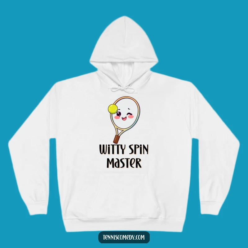 Funny Tennis Racket Hoodie: Cozy Spinner, Warm & Playful Gift!