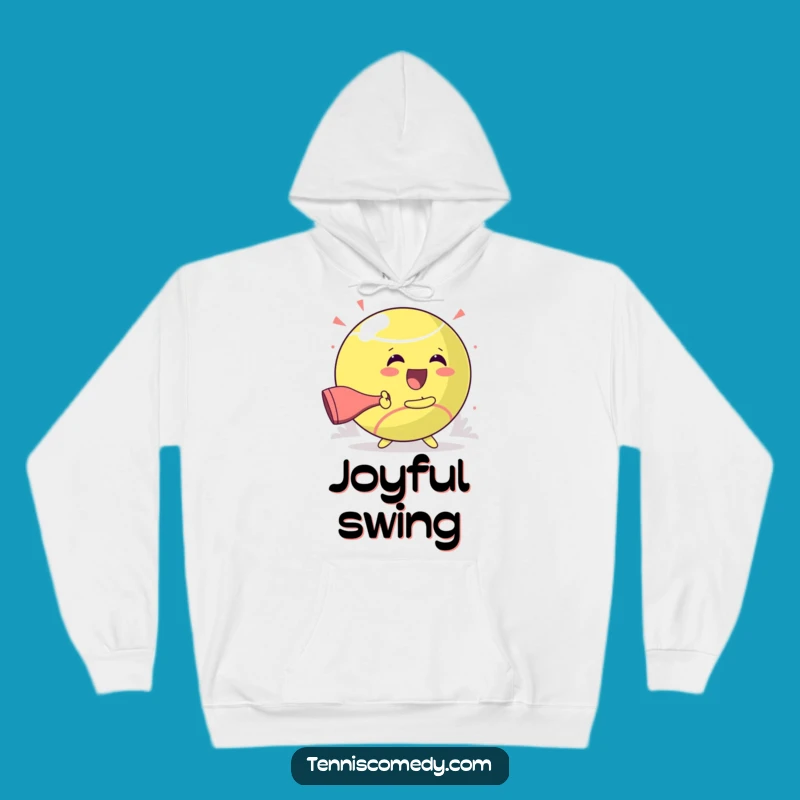 Funny Kawaii Tennis Hoodie: Glee Hit, Giant Ball Comfort, Perfect Funny Gift