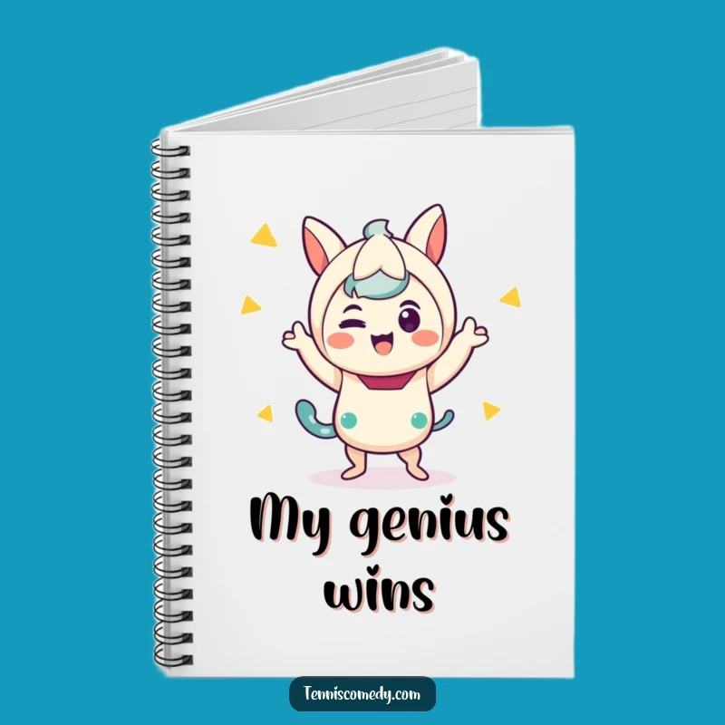 Funny Kawaii Victory Dance Notebook - Jot Down Your Triumphs!