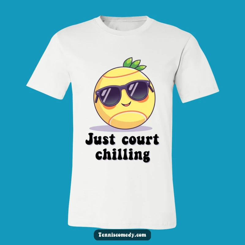 Funny Tennis Ball Sunglasses T-Shirt - Cool & Comfy Gift for Tennis Fans