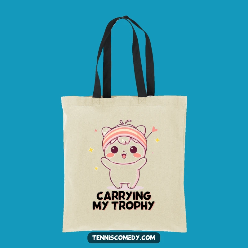 Stylish Funny Sweatband Tote Bag - Kawaii Celebration Gift