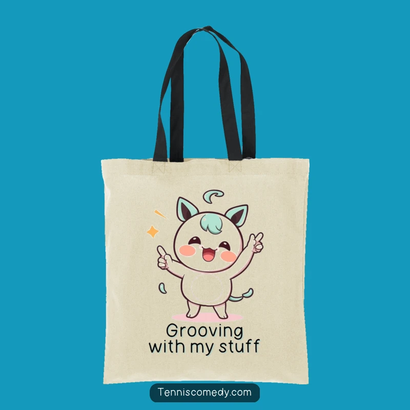 Funny Celebration Dance Tote: Kawaii Victory Bag - Practical Humorous Gift!