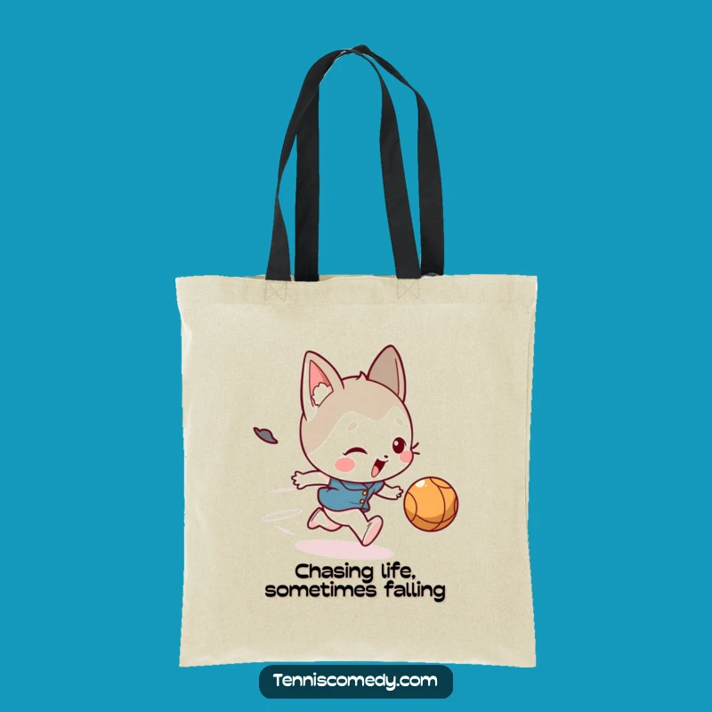 Funny Cute Character Tripping Tote Bag - Carry Your Humor Stylishly