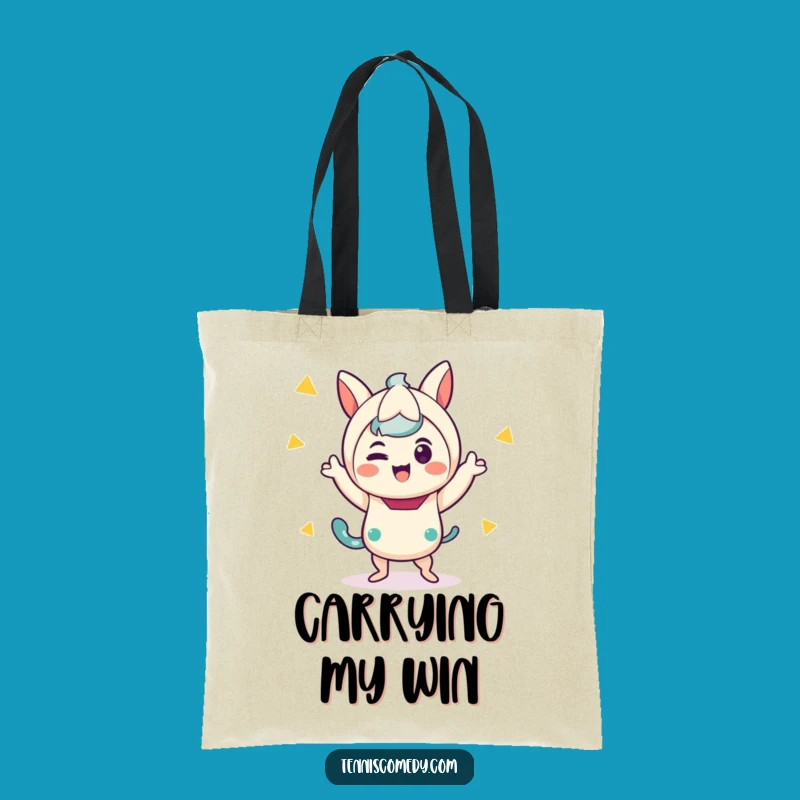 Funny Kawaii Victory Dance Tote Bag - Your Go-To Hilarious Carry-All!