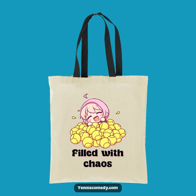 Funny Tennis Ball Pile Tote Bag - Carry Your Fun, Great Funny Gift