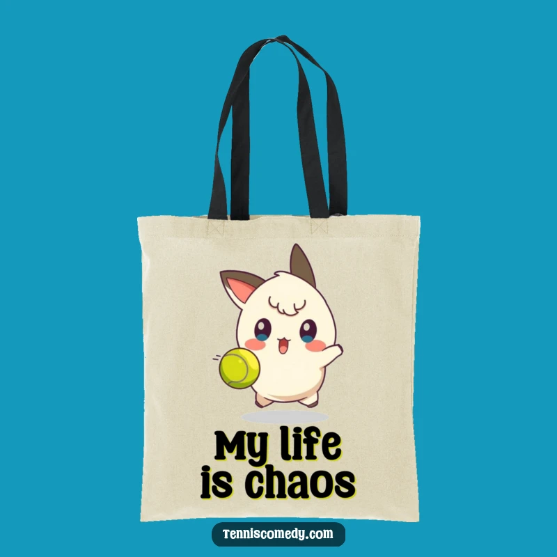 Funny Tennis Dodge Tote Bag: Surprised Face for a Quirky, Hilarious Gift