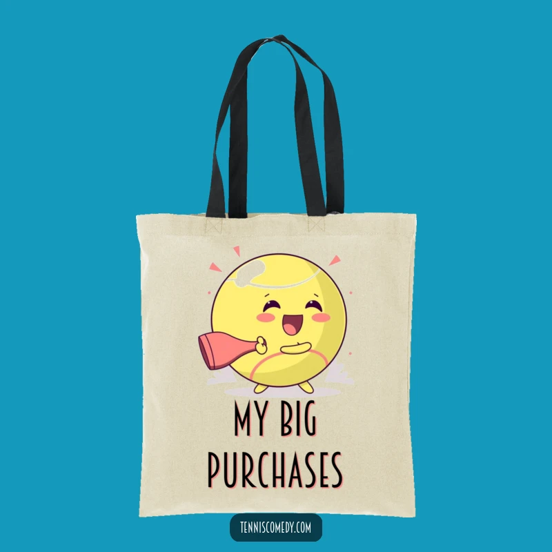 Funny Kawaii Tennis Tote Bag: Glee Hit, Giant Ball Style, Great Funny Gift